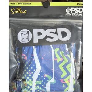 PSD Men's Boxer Brief Underwear The Simpsons Size Medium Brand New In Package